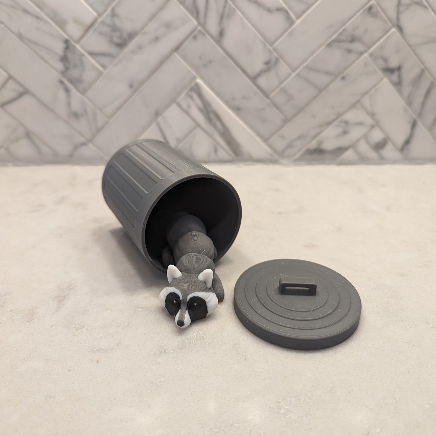 3d Printed Flexi Critters - Skunk, Red Panda, Raccoon, Otter and Possum