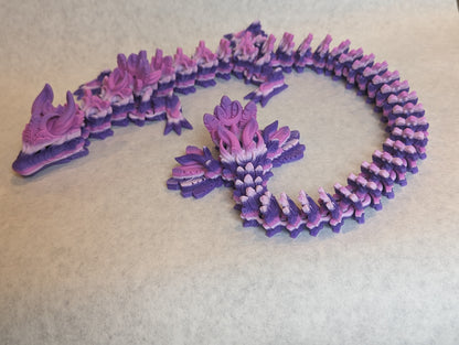 ZAG Purple White Pink Easter Dragon