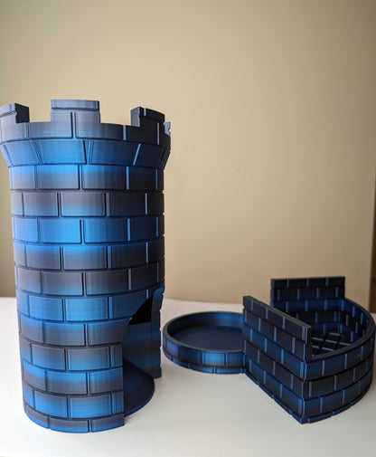 Dice Tower Cobblestone Castle - Various Colors