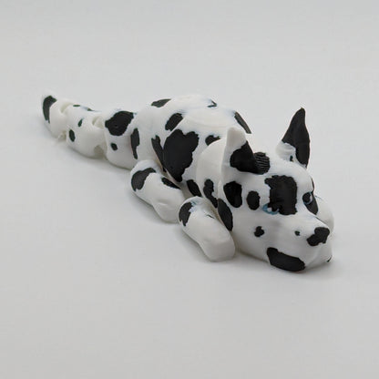 3d Printed Flexi Dogs - English Bulldog, Dalmatian, Black Lab, English Mastiff, Collie