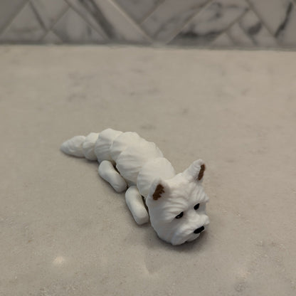 3d Printed Flexi Dogs - West Highland White Terrier, Beagle, Dachshund and Maltese