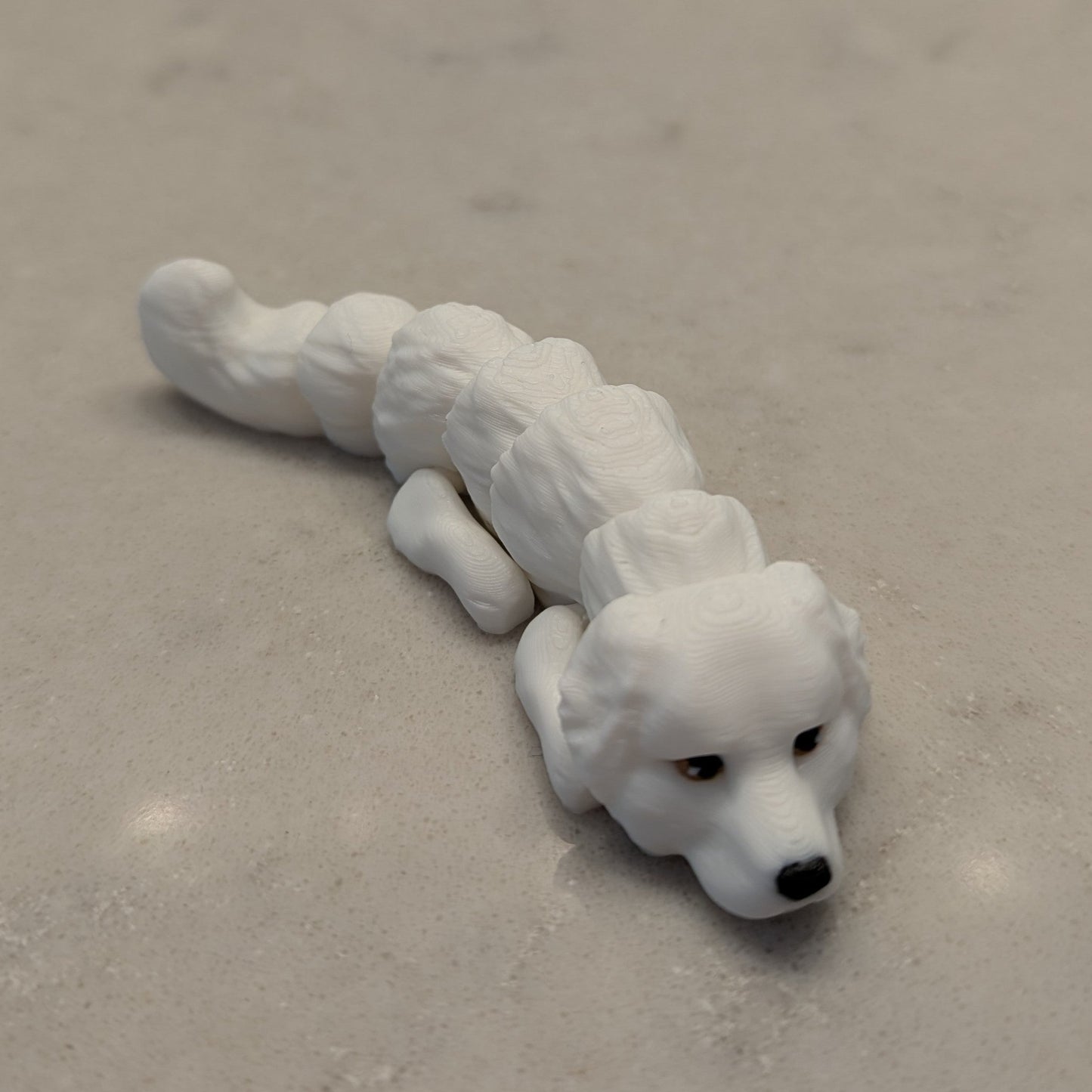 3d Printed Flexi Dogs - Great Pyrenees, Cocker Spaniel, English Bull Terrier