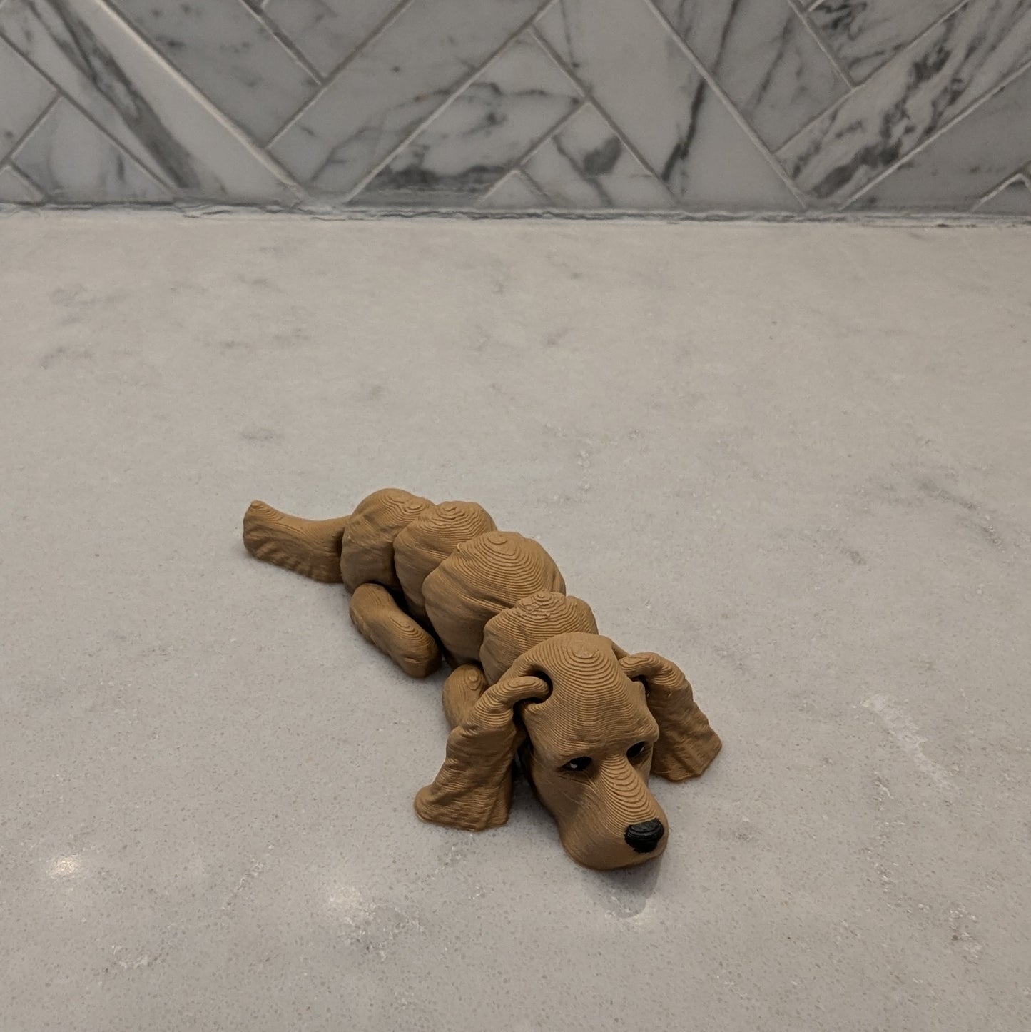 3d Printed Flexi Dogs - Great Pyrenees, Cocker Spaniel, English Bull Terrier