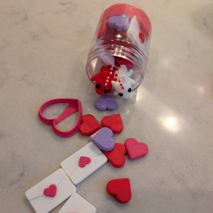 Play Doh Jar Valentines Theme