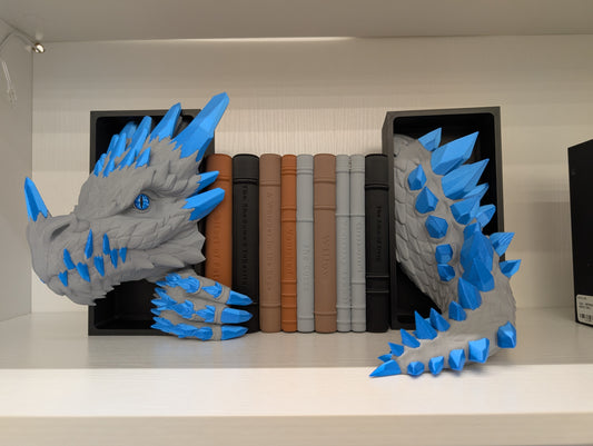 Crystal Dragon Bookend